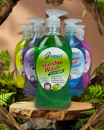 Quickly Liquid Hand Wash 500ml Antibacterial Moisturizing Formula