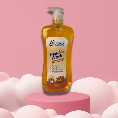 Quickly Liquid Hand Wash 1000ml - Antibacterial & Moisturizing Formula -
