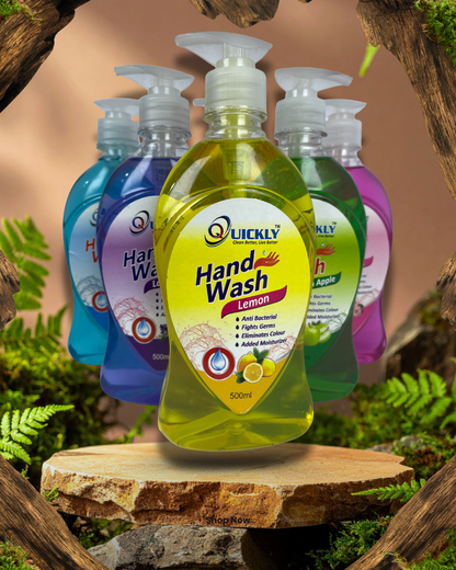 Quickly Liquid Hand Wash 500ml Antibacterial Moisturizing Formula