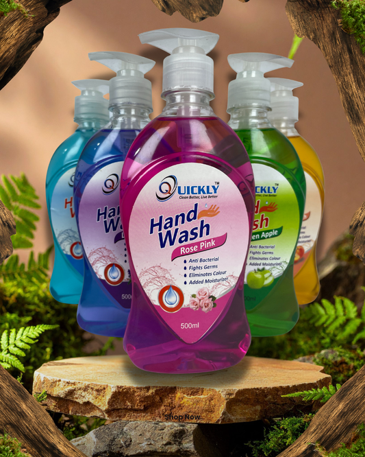 Quickly Liquid Hand Wash 500ml Antibacterial Moisturizing Formula