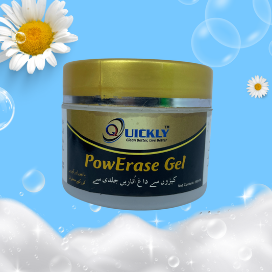 Quickly PowErase Gel Stain Remover – Tough Stain Cleaning Formula