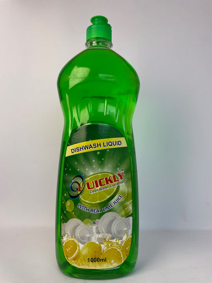 Quickly Dish Wash Gel – 500ml & 1000ml | Powerful Grease Removal & Fresh Fragrance