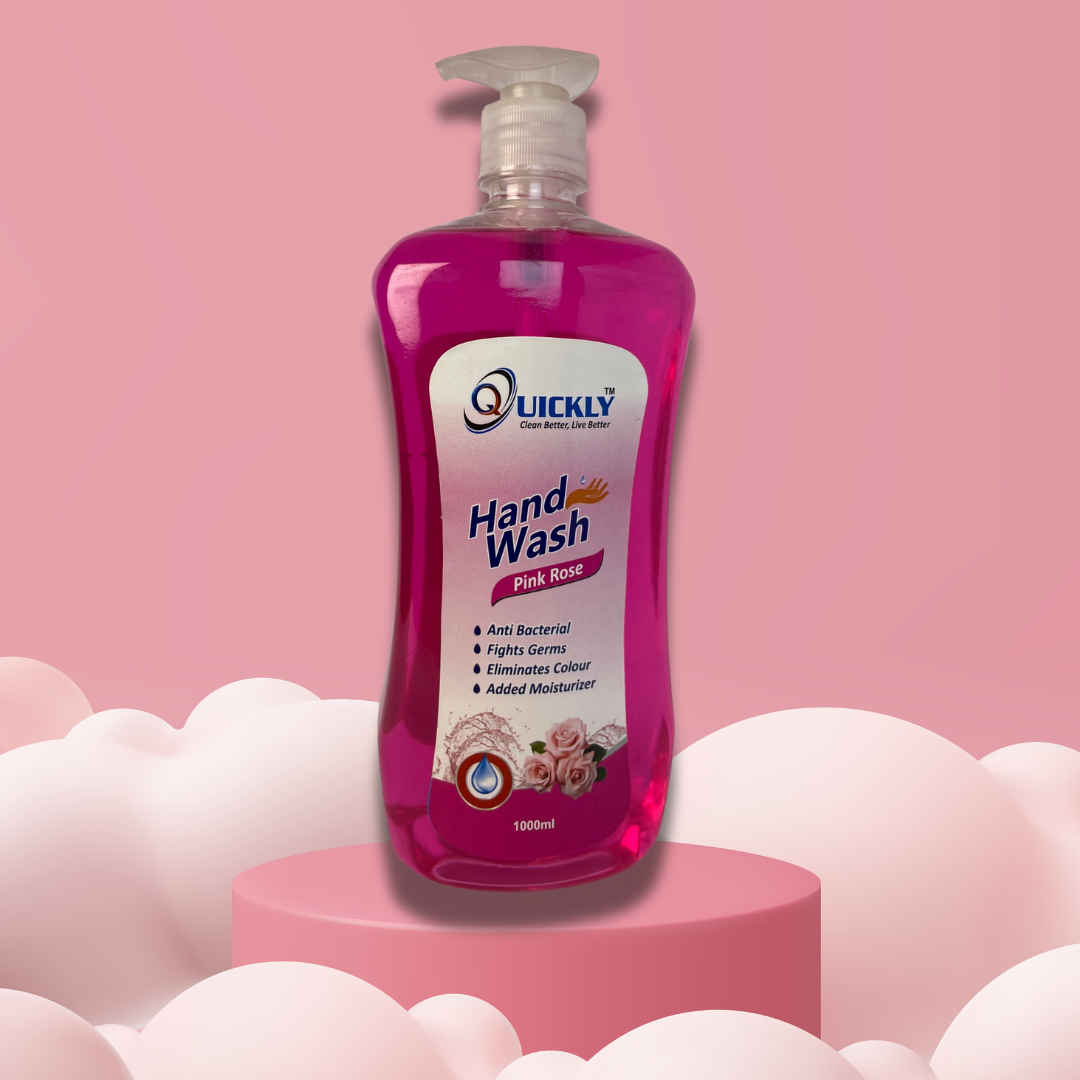 Quickly Liquid Hand Wash 1000ml - Antibacterial & Moisturizing Formula -